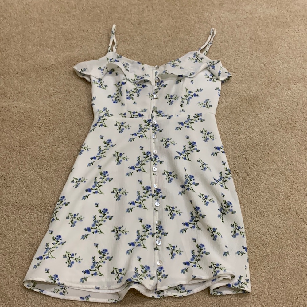Forever 21 blue floral sundress